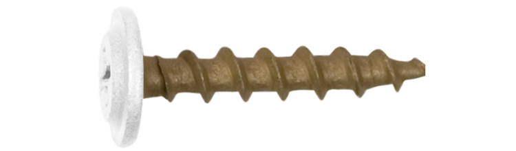 Bild på Montageskruv För trä lackad C4